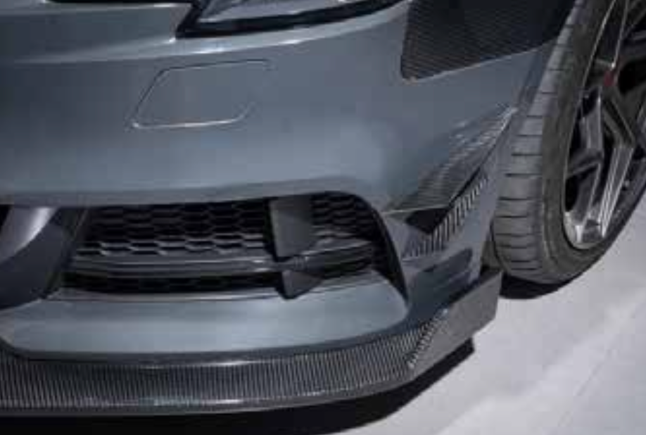 AUTHENTIC KARBEL CARBON CANARDS for AUDI A3 S3 8V SEDAN 2017 - 2019