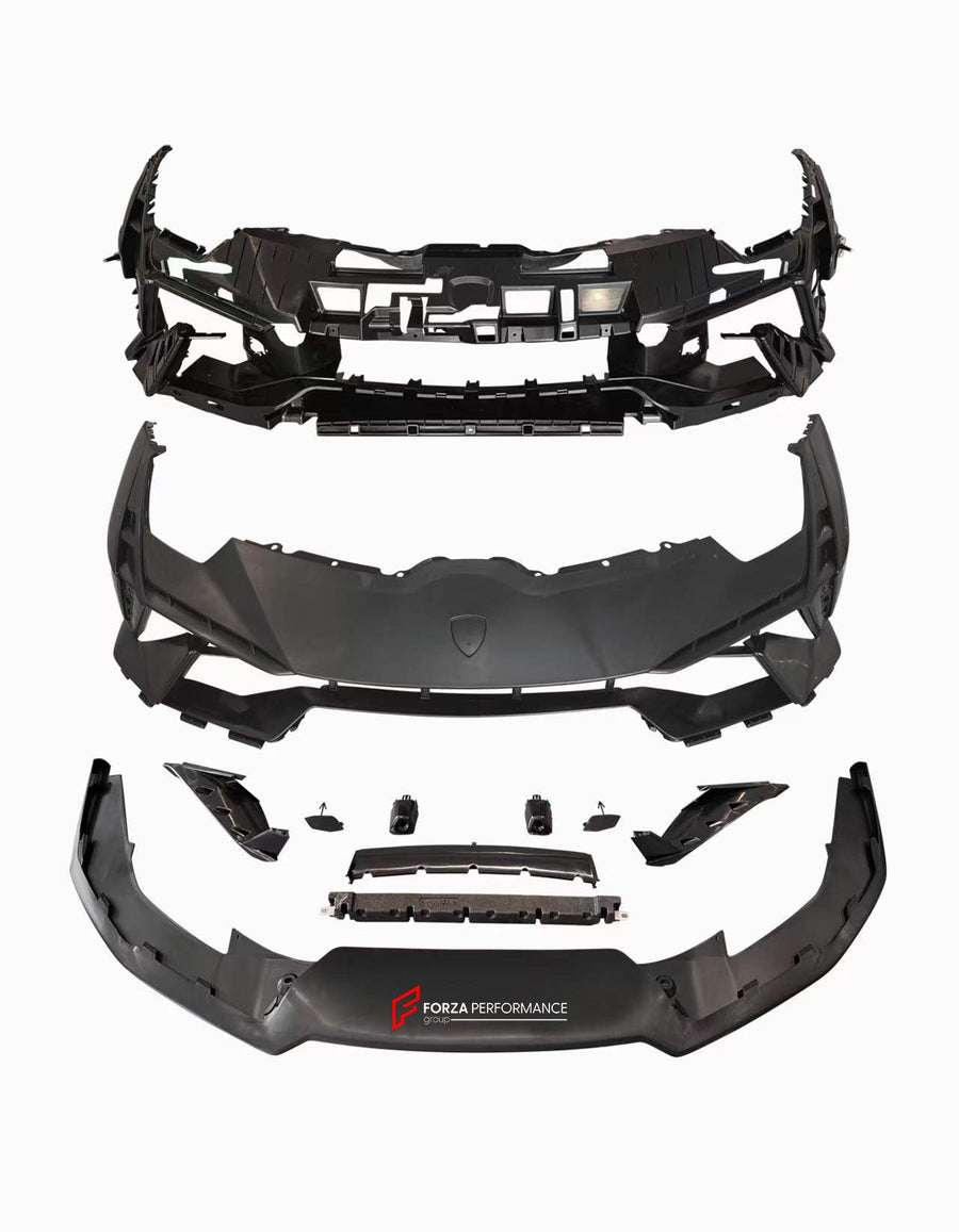 Buy Now FRONT BUMPER for LAMBORGHINI HURACAN LP580 LP610 EVO 2014 - 2023 | TECNICA STYLE and upgrade car parts from SIR Tuning at the Best Price. Headlights, Tail lights, Bodykits, Navigations, body kit and more - Fast & Free Shipping within Europe, US & Worldwide.