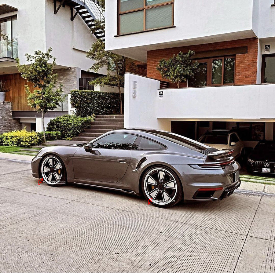 Buy Now 21 22 INCH CENTERLOCK FORGED WHEELS RIMS for PORSCHE 911 992 TURBO S 2023 and upgrade car parts from SIR Tuning at the Best Price. Headlights, Tail lights, Bodykits, Navigations, wheels and more - Fast & Free Shipping within Europe, US & Worldwide.