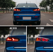 Vland Carlamp LED Tail Lights For Mitsubishi Lancer EVO X 2008-2018 With Sequential Turn Signal