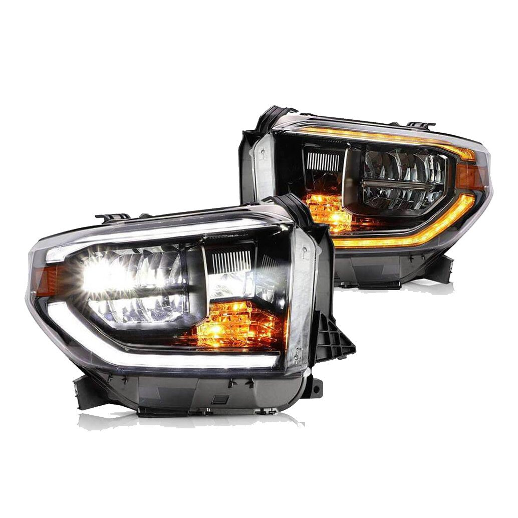 Full Headlights for Toyota Tundra 2014 - 2018 (Chrome)