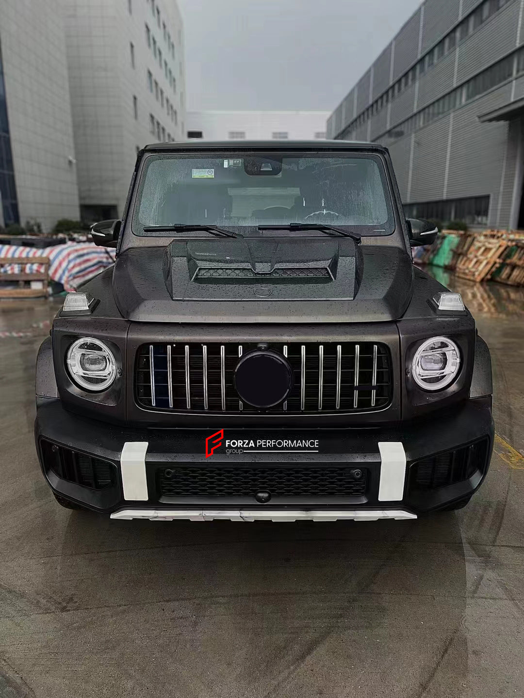 UPGRADE FACELIFT FRONT BUMPER for MERCEDES-BENZ G-CLASS W464 2018 - 2024 to G63 W465 AMG 2025