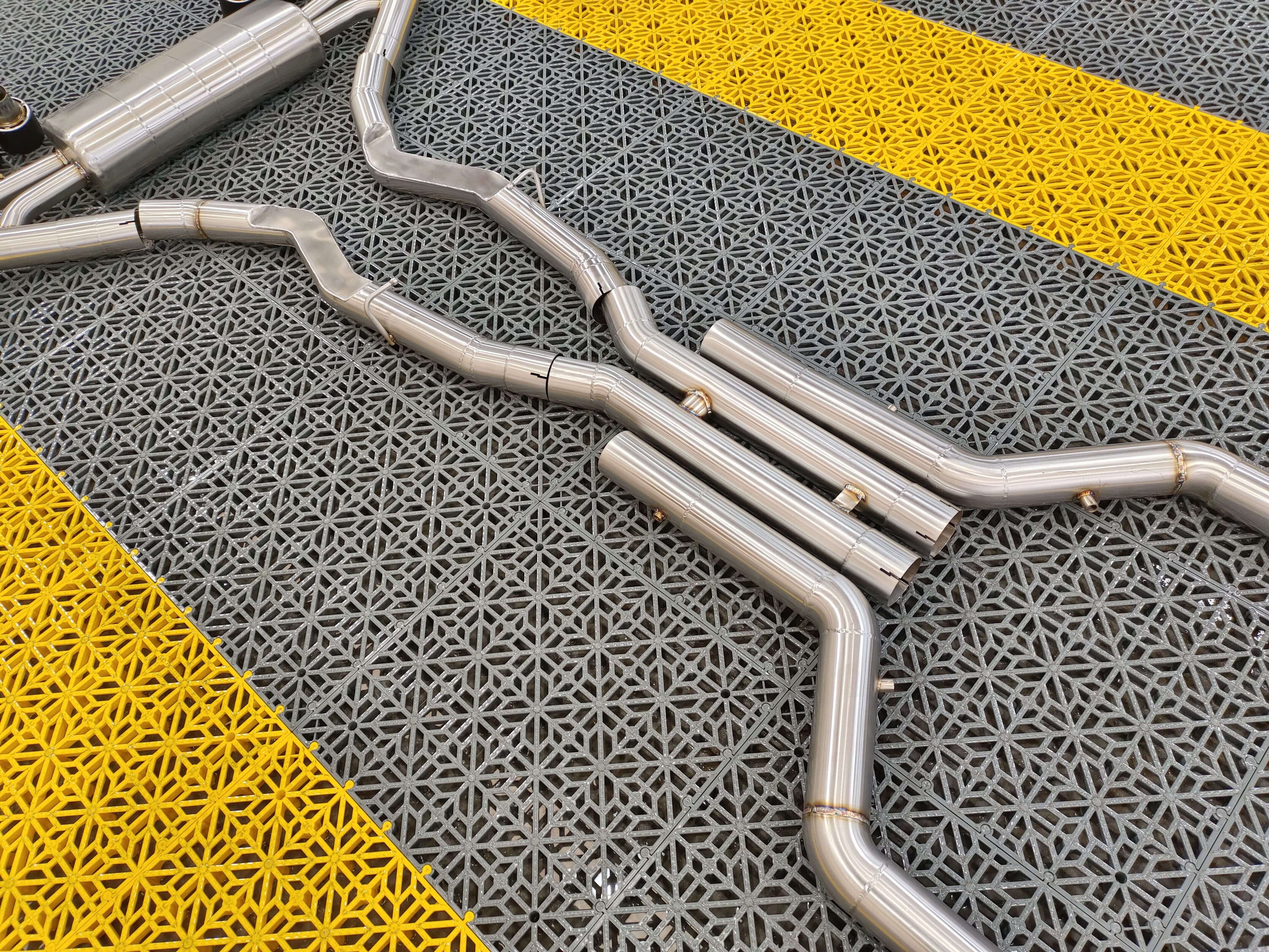 VALVED EXHAUST CATBACK MUFFLER V1 for BMW X5M F95 X6M F96 4.4T 2020 - 2022