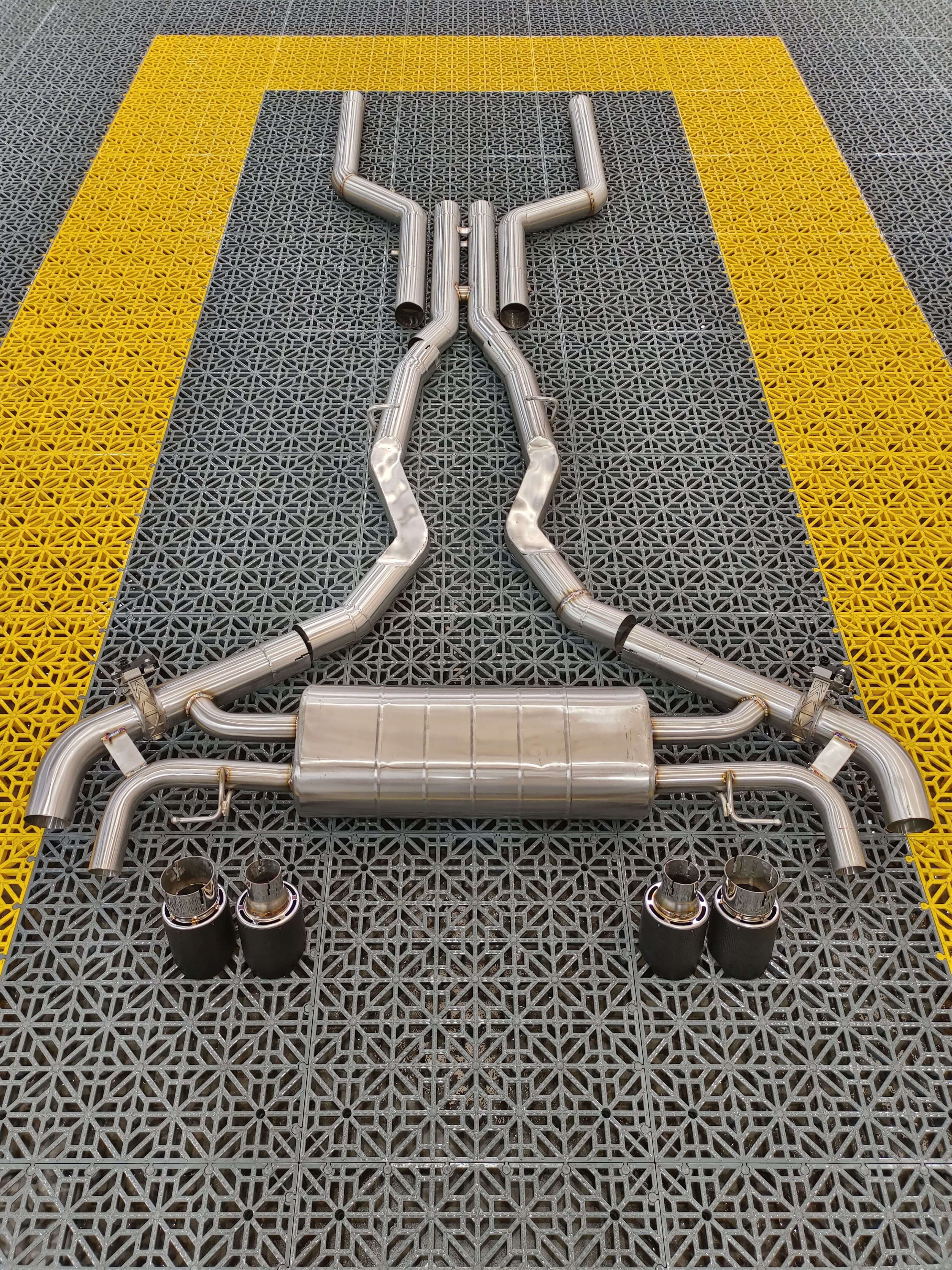 VALVED EXHAUST CATBACK MUFFLER V1 for BMW X5M F95 X6M F96 4.4T 2020 - 2022