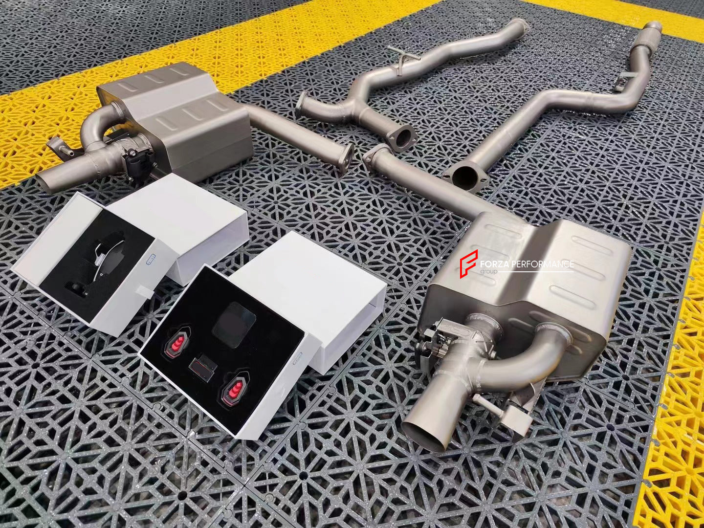 VALVED EXHAUST CATBACK MUFFLER for MERCEDES-BENZ E-CLASS W213 LCI 2.0T 2022