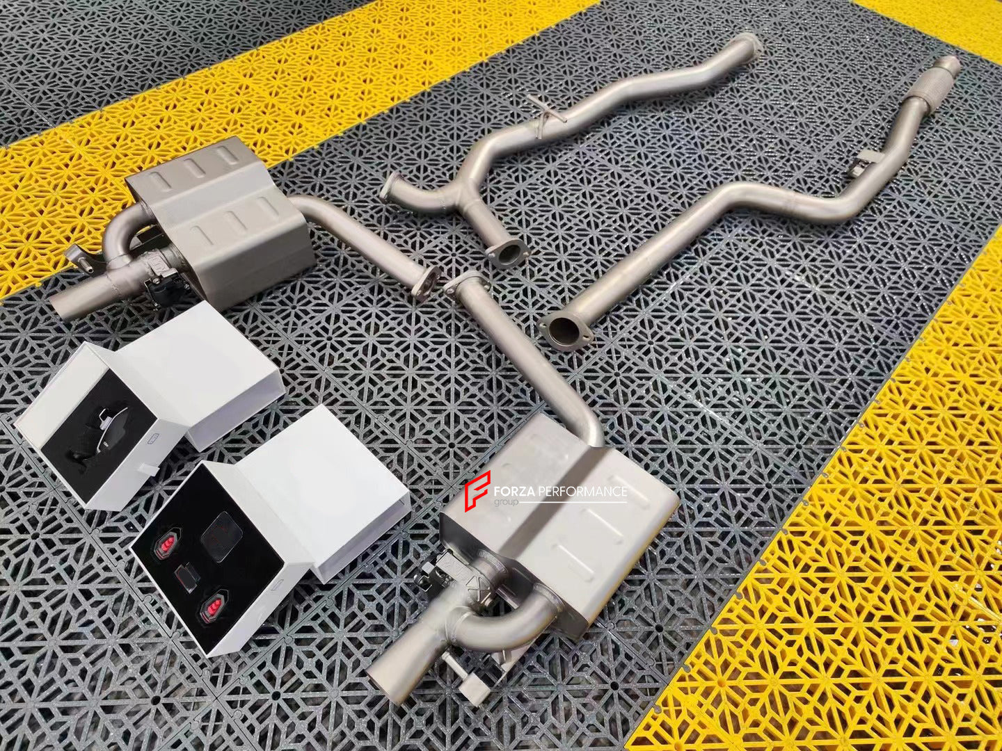 VALVED EXHAUST CATBACK MUFFLER for MERCEDES-BENZ E-CLASS W213 LCI 2.0T 2022