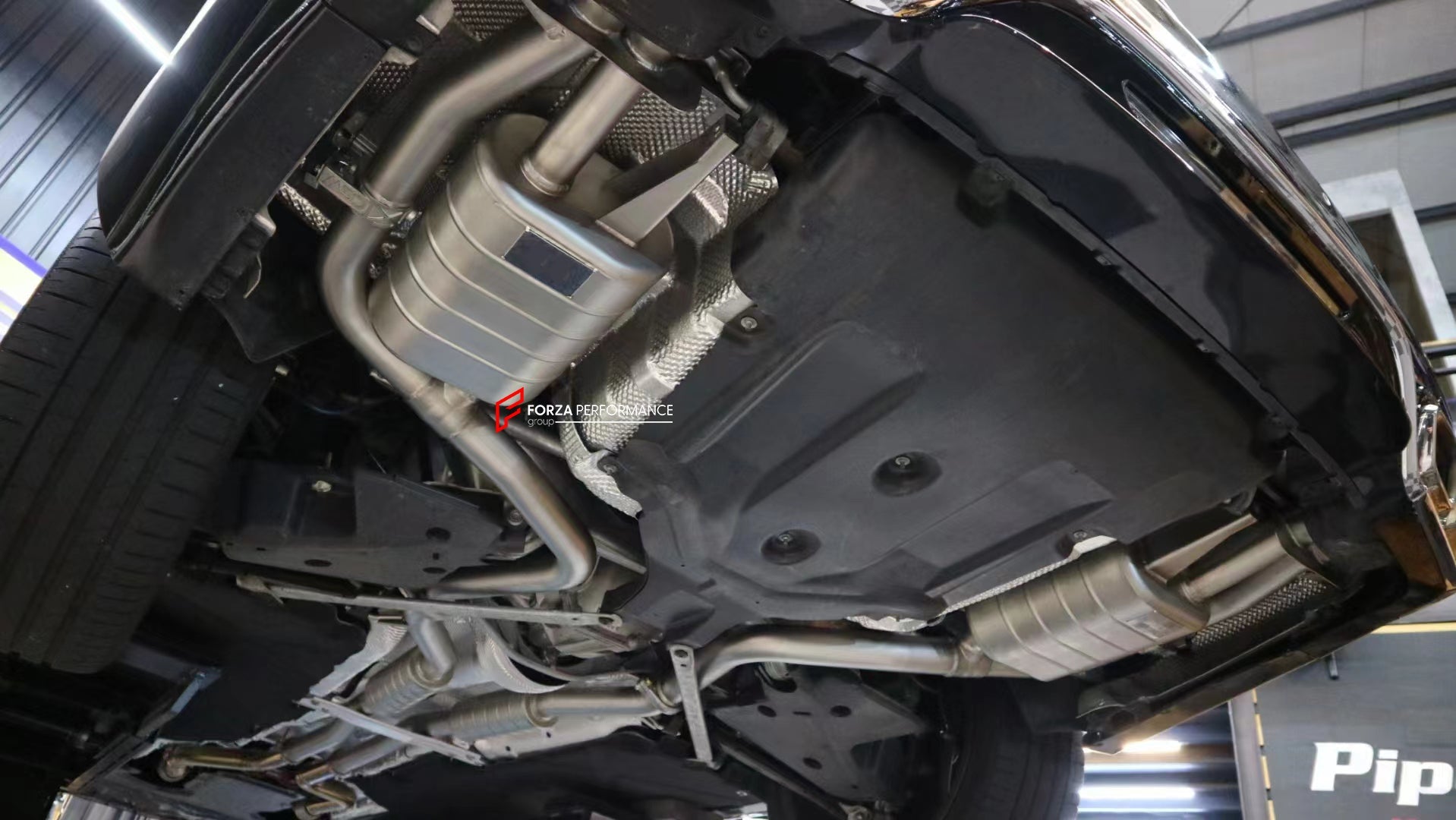 VALVED EXHAUST CATBACK MUFFLER for MERCEDES-BENZ S-CLASS W222 S450 3.0T 2014+