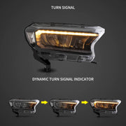15-21 Ford Ranger [International Types] Vland LED Reflection Bowl HeadLights [E-mark]