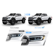 15-21 Ford Ranger [International Types] Vland LED Reflection Bowl HeadLights [E-mark]