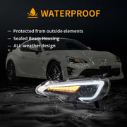 12–21 Toyota 86/GT86, Subaru Brz, Scion Frs Vland Upgrade Full LED Dual Beam Projector Headlights[E-mark]