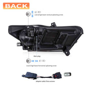 VLAND Headlights For 2015-2017 Ford Mustang (S550 Pre-Facelift)