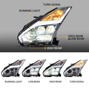 VLAND LED Headlights For 2008-2023 Nissan GTR R35