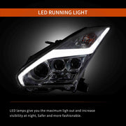 VLAND LED Headlights For 2008-2023 Nissan GTR R35