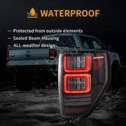 09-14 Ford F150 12th Gen (P415) Vland Tail Lights With Amber Sequential Turn Signal