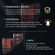 09-14 Ford F150 12th Gen (P415) Vland Tail Lights With Amber Sequential Turn Signal