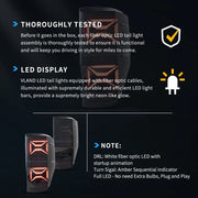 12-22 Ford Ranger (T6/P375) International Vland II LED Tail Lights With Sequential Turn Signal