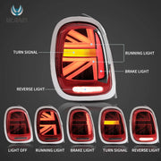 Mini Cooper F55 F56 F57 2014-2020 VLAND LED Tail Light [E-mark] Plug and Play