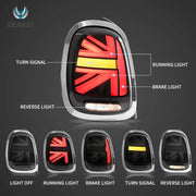 Mini Cooper F55 F56 F57 2014-2020 VLAND LED Tail Light [E-mark] Plug and Play