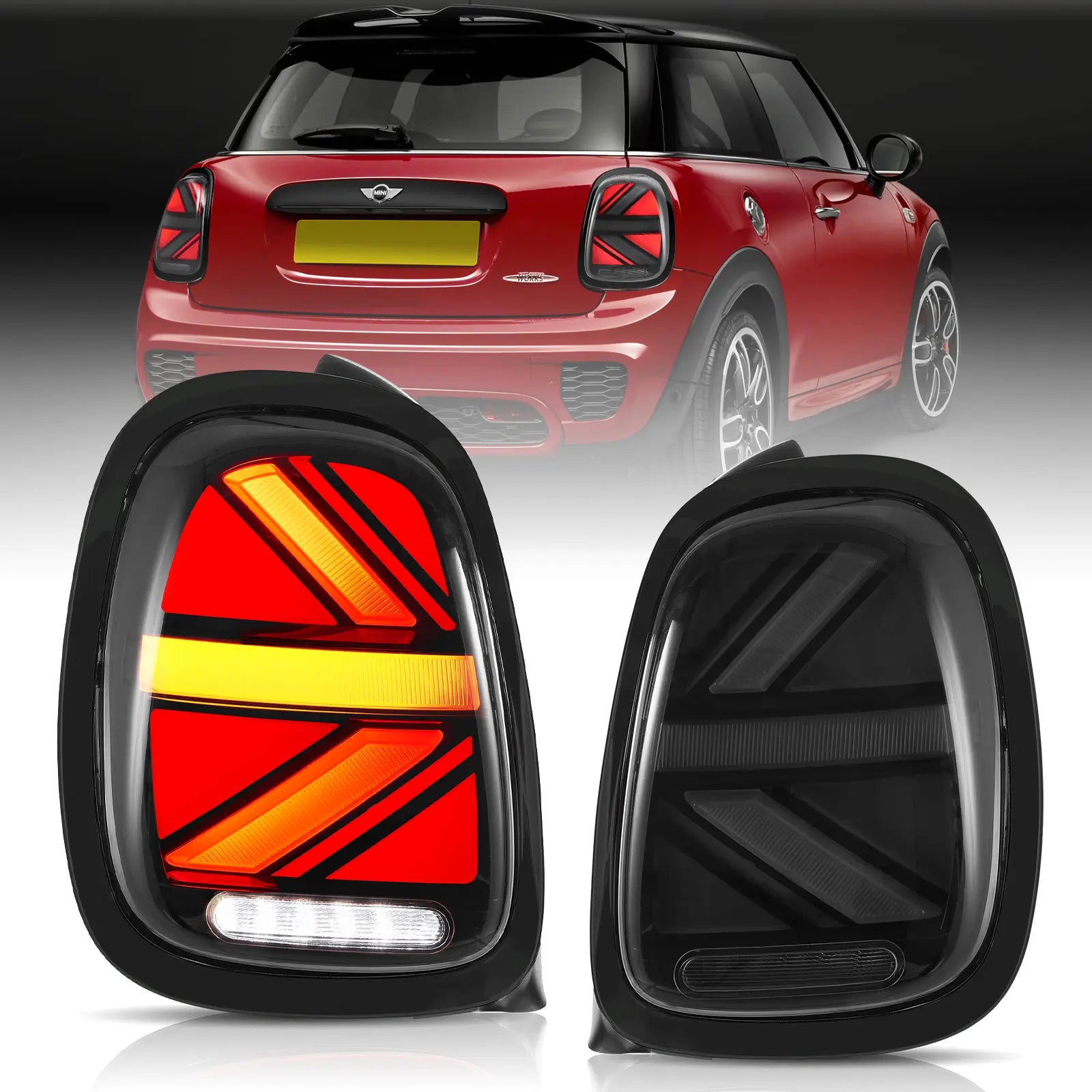 Vland 14-19 BMW Mini Hatch(Cooper) F55 F56 F57 FULL LED Tail Lights