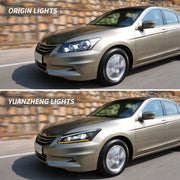 Vland Carlamp Dual Beam Headlights For Honda Accord 2008-2012