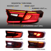 VLAND Full LED Tail Lights For Honda Accord 10th Gen 2018-2022