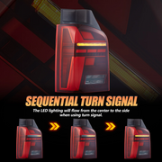 VLAND LED Taillights For 2010-2014 Transporter T5 Multivan Caravelle