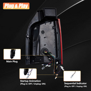 VLAND LED Taillights For 2010-2014 Transporter T5 Multivan Caravelle