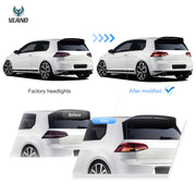 VW Golf MK7 MK7.5 Hatchback 2013-2021 Vland Tail Lights Laser Style [E-mark]