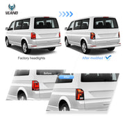 VW Transporter T6 T6.1 Multivan Caravelle 2015-2024 Vland LED Tail Lights [E-mark]