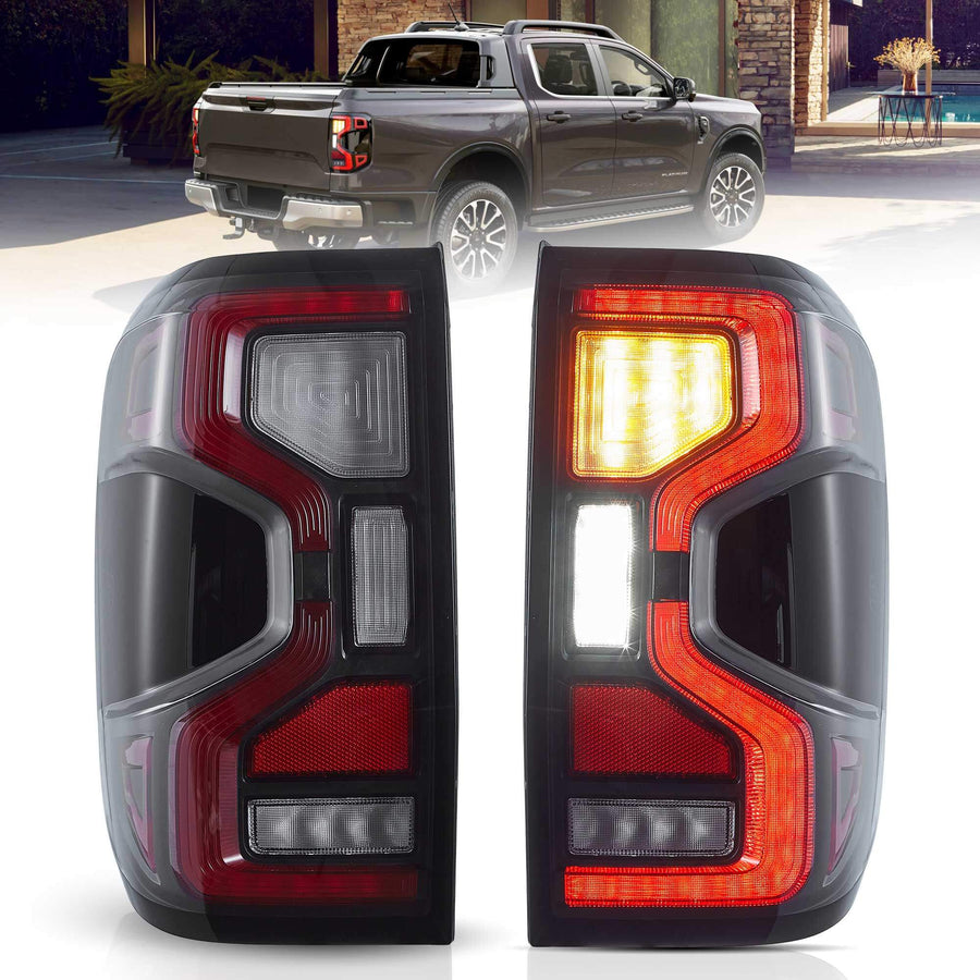 Buy Now Vland 22-UP Ford Ranger LED Tail Lights With Start-up Animation and upgrade car parts from SIR Tuning at the Best Price. Headlights, Tail lights, Bodykits, Navigations, Tail lights and more - Fast & Free Shipping within Europe, US & Worldwide.