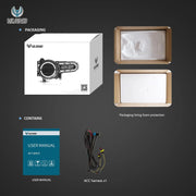 06-22 Toyota FJ Cruiser XJ10 Vland Full LED Dual Beam Projector Upgrade Headlights With start-up animation