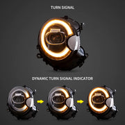 07-15 Mini Cooper (R55 R56 R57 R58 R59) Vland LED Dual Beam Projector Headlights[E-mark]