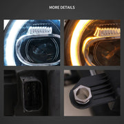 07-15 Mini Cooper (R55 R56 R57 R58 R59) Vland LED Dual Beam Projector Headlights[E-mark]