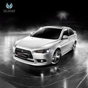 08-17 Mitsubishi Lancer / Evo X Vland Dual Beam Projector Headlights with Demon Eyes Black