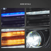 11-13 Jeep Grand Cherokee (WK2) Vland Headlights Full LED With Startup Animation/ Blue DRL