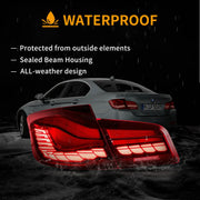 11-17 BMW 5 Series M5 6th Gen (F10 F18) Vland OLED Tail Lights With Dynamic Welcome Lighting CS Style [E-mark]