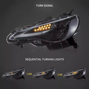 Vland Headlights For 12–21 Toyota 86/GT86, Subaru Brz, Scion Frs W/Triple LED Projector