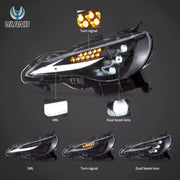 Vland Headlights For 12–21 Toyota 86/GT86, Subaru Brz, Scion Frs W/Triple LED Projector