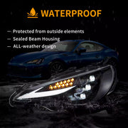 Vland Headlights For 12–21 Toyota 86/GT86, Subaru Brz, Scion Frs W/Triple LED Projector