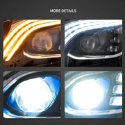 15-21 Mercedes-Benz C-Class W205 Vland LED Matrix Headlight Black [E-mark]