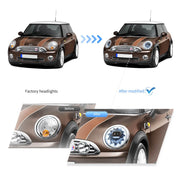 14-22 Mini Cooper (F55 F56 F57) Vland LED Dual Beam Projector Headlights [E-mark]