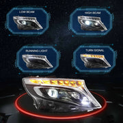 Mercedes-Benz Vito V-Class W447 2014-2023 Vland LED Headlights [E-mark]