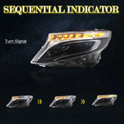 Mercedes-Benz Vito V-Class W447 2014-2023 Vland LED Headlights [E-mark]