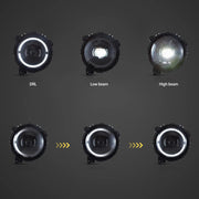 Vland 18-Up Jeep Wrangler JL JLU JT Rubicon Full LED Headlights With Start-up animation