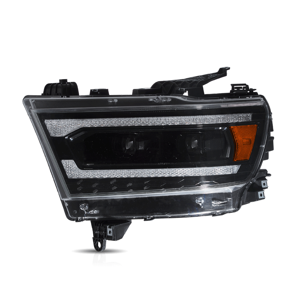19-24 Dodge Ram 1500 Vland Full LED Headlights W/Start-up Animation