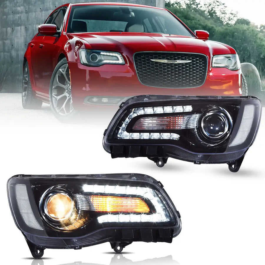 Buy Now Vland 2011-2023 Chrysler 300/300C Headlights and upgrade car parts from SIR Tuning at the Best Price. Headlights, Tail lights, Bodykits, Navigations, Automotive Headlight Assemblies and more - Fast & Free Shipping within Europe, US & Worldwide.