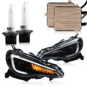 12–21 Toyota 86/GT86, Subaru Brz, Scion Frs Vland Upgrade Full LED Dual Beam Projector Headlights[E-mark]