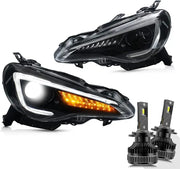 12–21 Toyota 86/GT86, Subaru Brz, Scion Frs Vland Upgrade Full LED Dual Beam Projector Headlights[E-mark]