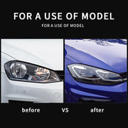 18-21 Volkswagen Golf MK7.5 Vland Projector Headlights Black [E-mark]