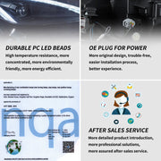 Vland 21-24 Toyota GR86 / Subaru BRZ Headlights With Full LED Dual Beam Projector